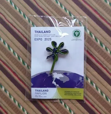 오사카 만박 EXPO 2025 태국관 핀 배지