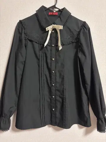 [미사용 새상품 택 포함] axes femme 블라우스 블랙 S