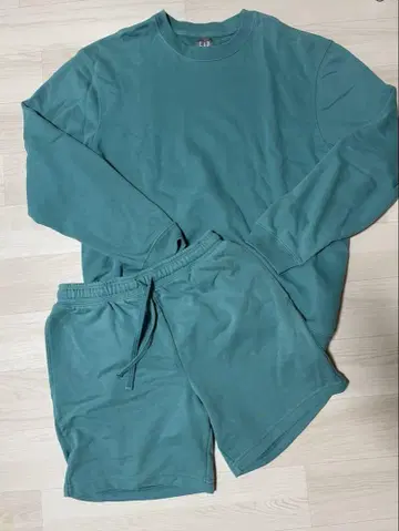 GAP 갭 그린 셋업 트레이닝복 숏팬츠