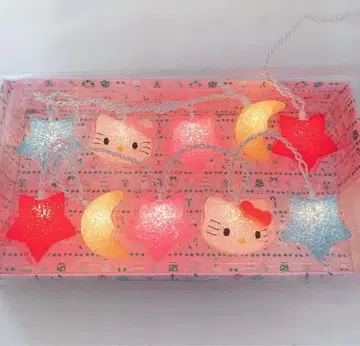 [희귀 레어] 산리오 헬로키티 데코레이션 램프 10구