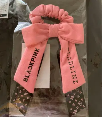 블랙핑크 팝업 응원봉 스크런치