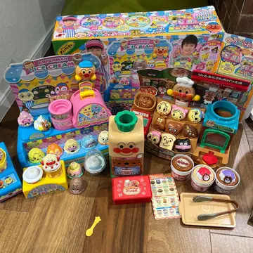 호빵맨 아이스크림 가게 빵집 카페 세트