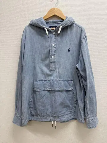 랄프 로렌 데님 풀오버 후드티