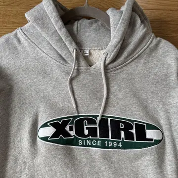 X-GIRL 그레이 후드티 L 사이즈