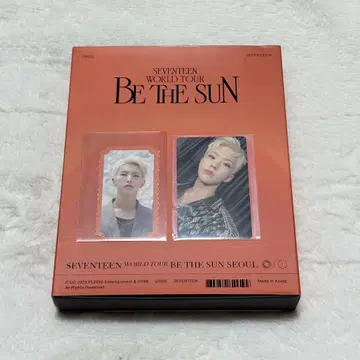 SEVENTEEN BE THE SUN DVD 서울 콘 세븐틴