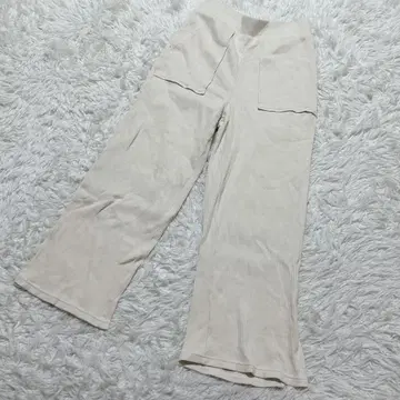 [ c6367 ] GU 와이드 팬츠 아이보리 허리밴딩