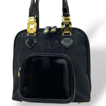 MOSCHINO 모스키노 숄더백 골드 금장 장식 블랙