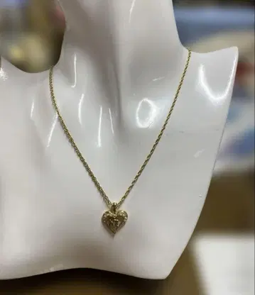 니나리치! 하트 모양 펜던트 목걸이 골드
