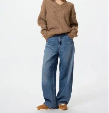 배기 커브 청바지 (UNIQLO) 택 포함 새상품