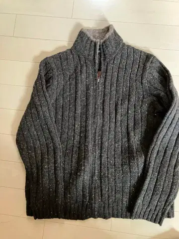 J.CREW 울 집업 스웨터 M