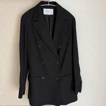 프레임워크 울 새틴 더블 브레스트 자켓