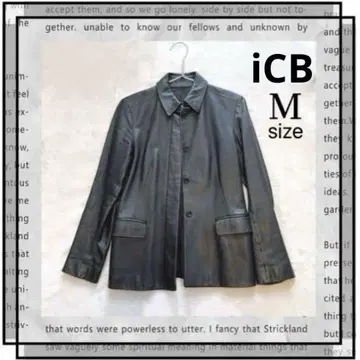 iCB 블랙 가죽 자켓 M 사이즈 라무 가죽 자켓 천연 가죽 양가죽