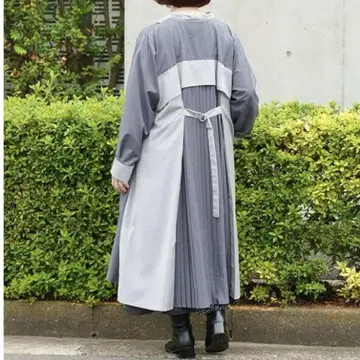 as know as 빅 사이즈 3 코트풍 원피스 2XL