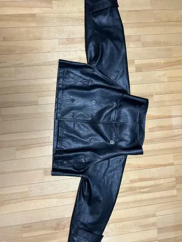 black by moussy 가죽 자켓 블랙 프리 사이즈