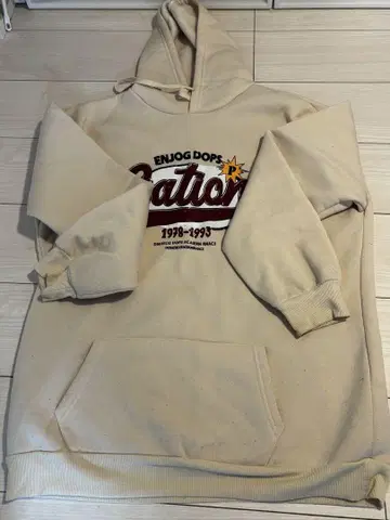 ENJOG DOPS GATION 후드티 크림색 1978-1993