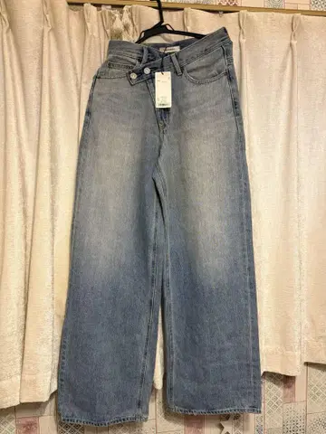 moussy 크로스 허리 데님