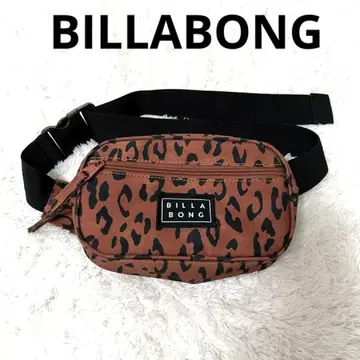BILLABONG 빌라봉 레오파드 무늬 레오파드 웨스트 파우치 바디백