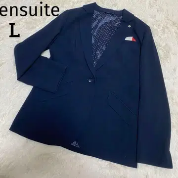 ensuite 포멀 자켓 손수건 & 액세서리 포함 네이비 L