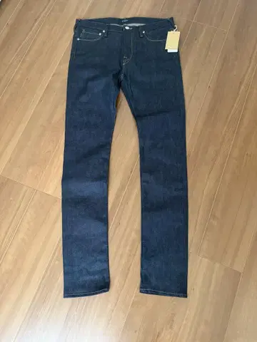 폴 스미스 다크 블루 슬림 핏 데님 미사용 택 포함