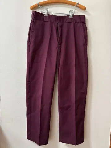 Dickies 워크 팬츠 버건디/와인 레드