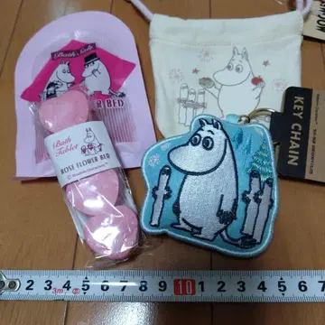 무민 키체인 바스 솔트 파우치 세트
