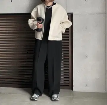 lohen 리버 ZIP 블루종 코트
