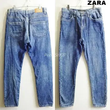ZARA MAN 슬림 테이퍼트 맨투맨 데님 [ M ] 스트레치 랑파랑