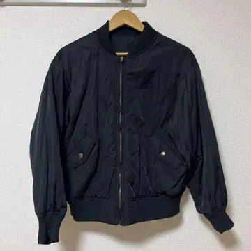 블랙 리버서블 MA-1 자켓