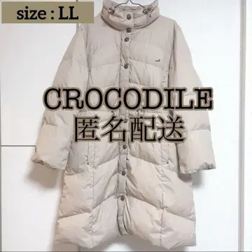[CROCODILE] 다운 코트 롱 카멜 LL 사이즈