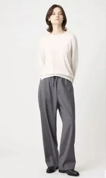 드로어 완판 이지 팬츠 34 그레이 하운드 투스