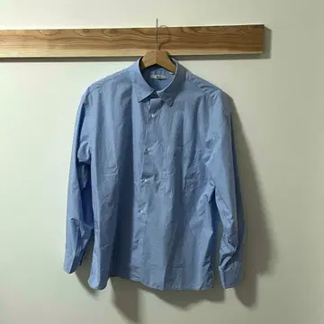 UNIQLO c 브로드 오버사이즈 셔츠 블루