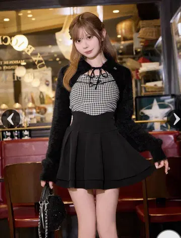 미셸 마카롱 스커트 블랙 S