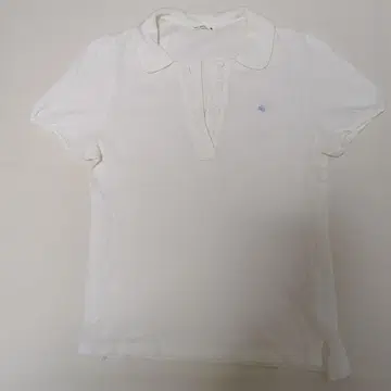 미나 페르호넨 반팔 피케 셔츠 화이트