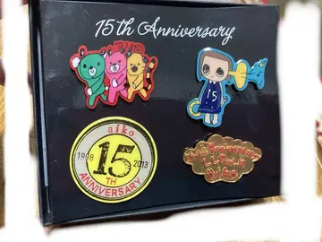 aiko 15th Anniversary 핀 배지 세트