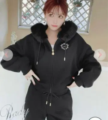 rady 후드 퍼 셋업