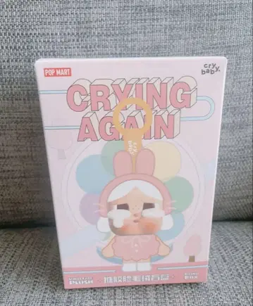 popmart CRYBABY Crying Again 페이스 봉제 인형