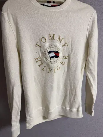 TOMMY HILFIGER 아이보리 트레이닝복