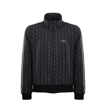 LACOSTE 라코스테 모노그램 트랙 자켓 블랙 XS