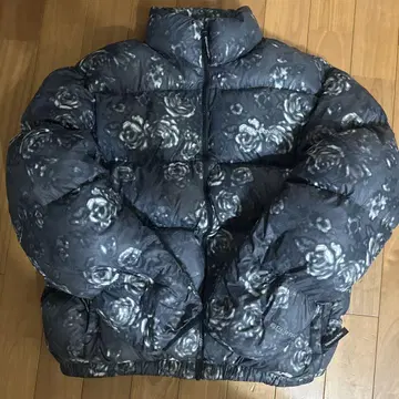 thisisneverthat 꽃무늬 다운 자켓 그레이