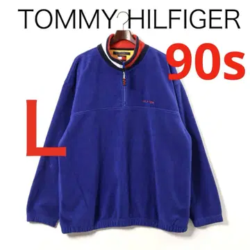 H2951-129 90s 타미힐피거 하프 지퍼 플리스