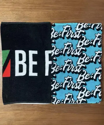 BE:FIRST 로고 페이스 타월 / 크라우드 펀딩 타월 2장 세트