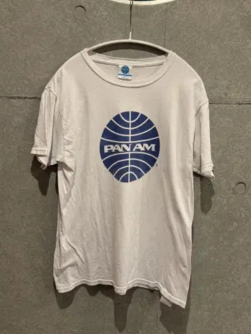 PAN AM 화이트 T셔츠 사이즈 F