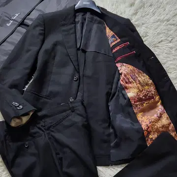 컨디션 최상 폴스미스 수트 SUPER 120'S 꽃무늬 안감 델피노