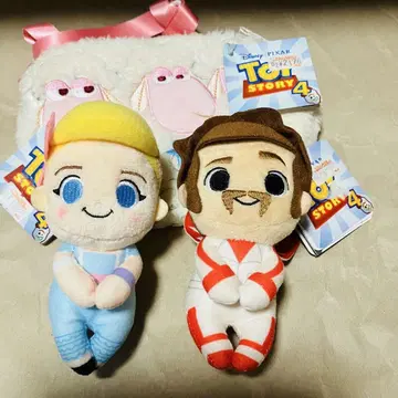 토이스토리 4 보핍 듀크 카붐 양들 봉제 인형 미니백