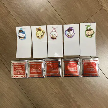 코코스 치이카와 (먼작귀) 오리지널 러버 키링 세미 컴플리트 5종 세트
