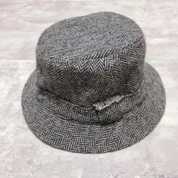 새상품급 Hanna Hats Harris tweed 헤링본 울 햇 L