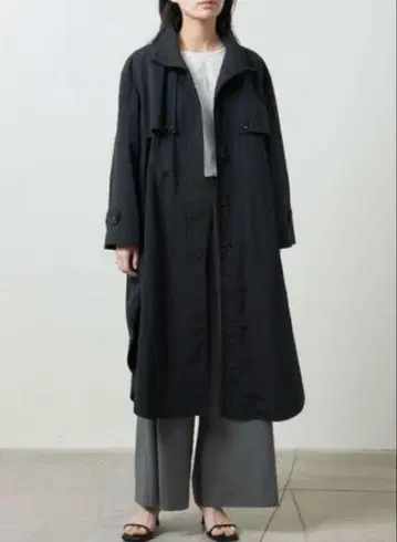 MARW UNITED ARROWS / 스탠드 카라 롱 코트