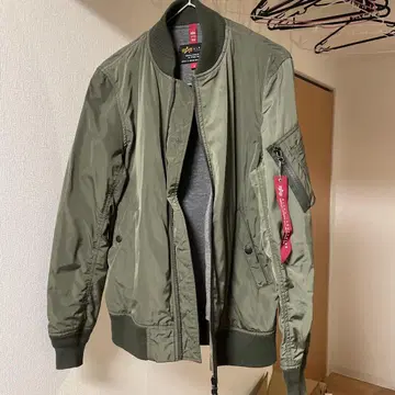 ALPHA INDUSTRIES MA-1 자켓 M 올리브 그린