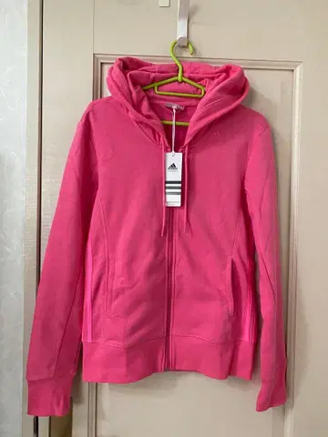 [ 미착용 ] 아디다스 adidas 여성용 핑크 후드티