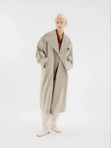 STUNNING LURE 스웨이드 타프타 코트